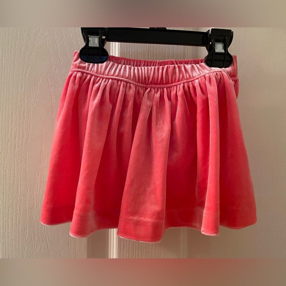 Gymboree Baby Girls Pink Velvet Skirt Size 3-6 Months NWT